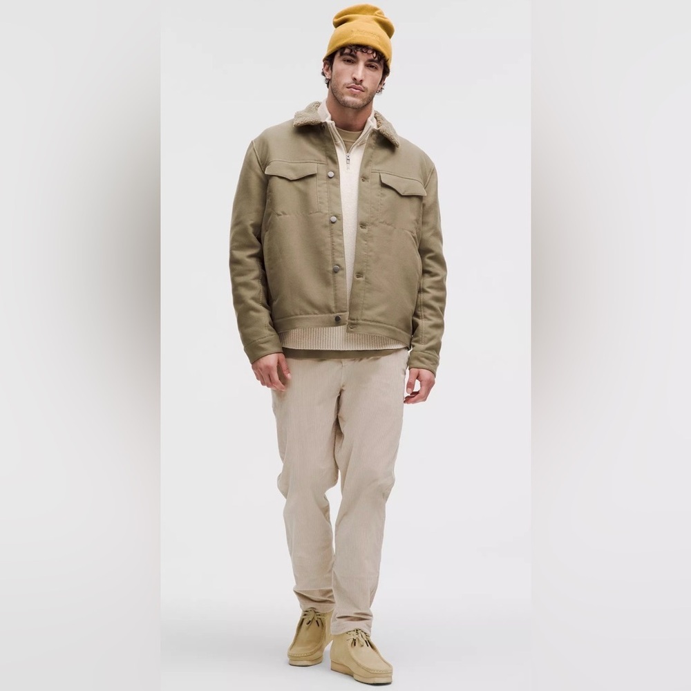 LULULEMON ATHLETICA TAN SHERPA-COLLAR JACKET - Picture 7 of 15